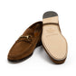 Il Mocassino x MJ: Horsebit Loafer "Via Condotti" made of Medium Brown Calf Suede