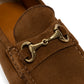 Il Mocassino x MJ: Horsebit Loafer "Via Condotti" made of Medium Brown Calf Suede
