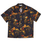 Nipoaloha x MJ: Aloha Shirt "Cock Fighting" made from pure Silk - Japanese Item