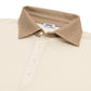 Knitted Polo "Canzone del Mare" made of Silk & Linen - handmade