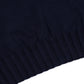 Dark Blue Polo Sweater "Polo Rib" made from pure Duvet Cashmere - handmade