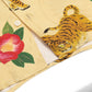 Nipoaloha x MJ: Aloha Shirt "Tiger & Camellia" made of pure Silk - Japanese Item