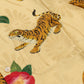 Nipoaloha x MJ: Aloha Shirt "Tiger & Camellia" made of pure Silk - Japanese Item