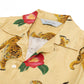 Nipoaloha x MJ: Aloha Shirt "Tiger & Camellia" made of pure Silk - Japanese Item