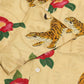Nipoaloha x MJ: Aloha Shirt "Tiger & Camellia" made of pure Silk - Japanese Item