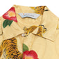 Nipoaloha x MJ: Aloha Shirt "Tiger & Camellia" made of pure Silk - Japanese Item