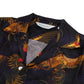 Nipoaloha x MJ: Aloha Shirt "Cock Fighting" made from pure Silk - Japanese Item
