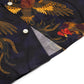 Nipoaloha x MJ: Aloha Shirt "Cock Fighting" made from pure Silk - Japanese Item