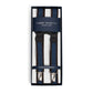 Striped Elastic Suspenders "Infinity" with Clips