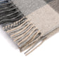 Scarf "Ripple Check Stola" made of pure Scottish Cashmere