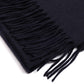 Joshua Ellis x MJ: Ripple Plain Stole Scarf in Pure Scottish Cashmere