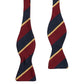 Bow-Tie "Regimentals" made from pure Silk - handmade
