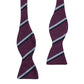 Bow-Tie "Regimentals" made from pure Silk - handmade