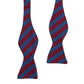 Bow-Tie "Regimentals" made from pure Silk - handmade