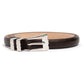 Silver Ostrich x MJ: Western Belt "Lobster" made of Embossed Calfskin - Handcrafted