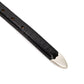 Silver Ostrich x MJ: Western Belt "Rancho" in black Leather—handcrafted