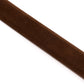 Silver Ostrich x MJ: Western Belt "Deco" in Dark Brown Suede - handmade