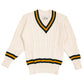 Fox Brothers x MJ: Original "Fox Club" Cricket Sweater made from British Wool