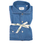 Sports Shirt made of Lightweight "Vintage Prewashed" Cotton Denim - Linea Passion