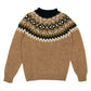 "Klosters Vintage-Ski" Sweater Made of Pure Shetland Wool - Circulate Knit