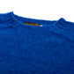 "Round Jumper" Sweater Made of Pure Shetland Wool - Circulare Knit