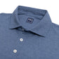 Short-Sleeved Polo "Tre" made of Melange Cotton Jersey