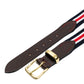 Hardy & Parson x MJ: Belt "Cornwall" made from Elastic Canvas and Saddle Leather - handmade