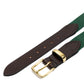 Hardy & Parson x MJ: Belt "Suffolk" made from Elastic Canvas and Saddle Leather - handmade