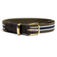 Hardy & Parson x MJ: Belt "Cornwall" made from Elastic Canvas and Saddle Leather - handmade