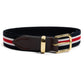 Hardy & Parson x MJ: Belt "Cornwall" made from Elastic Canvas and Saddle Leather - handmade