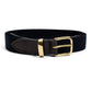 Hardy & Parson x MJ: Belt "Suffolk" made from Elastic Canvas and Saddle Leather - handmade