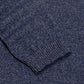 "Vintage Crew Inset" sweater in cashmere and linen