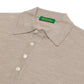Knitted Polo "Julius" made of Wool and Silk - 14 Gauge Finest Knit