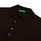 Knitted Polo "Julius" made of Wool and Silk - 14 Gauge Finest Knit