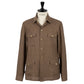 Shirt-Jacket "Giacca Camicia Sartoriale" made of Linen, Wool & Silk - purely handmade
