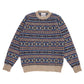 Sweater "Fair Isle Crew" made of pure wool - Original Shetland