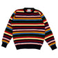 Sweater "Crew-Multistripe" made of Pure Wool - Original Shetland