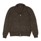 Zip-Up Cardigan "Favonio Open" made of Baby Alpaca