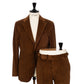 Suit "Velluto Lusso" Made of Cotton and Wool—Entirely Handcrafted