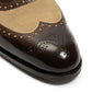 Oxford "Brogue Spectator" made from Hand-Dyed Calfskin - pure handwork