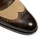 Oxford "Brogue Spectator" made from Hand-Dyed Calfskin - pure handwork