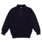Polo Sweater "Rob Howard" Made of Pure Geelong Lambswool - 2-Ply
