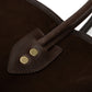 Bag "Vintage Field-Tote" made from Suede - handmade