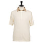 Knitted Polo "Canzone del Mare" made of Silk & Linen - handmade