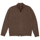 Zip Cardigan "Cable" made of Merino Wool and Cashmere - 3-Ply Cashmere Blend