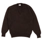V-neck Sweater "Deep Vee" Made from Pure Geelong Lambswool - 2-Ply