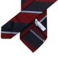 MJ Exclusive: Tie "Regimentals" made from pure Silk - hand-rolled