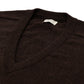 V-neck Sweater "Deep Vee" Made from Pure Geelong Lambswool - 2-Ply