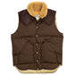 Rocky Mountain Featherbed x MJ: Down Vest "Christy Vest" with Lambskin Collar - Japanese Item