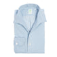 Sports Shirt "Denim Leggero" made of pure Linen - Collo Ustica